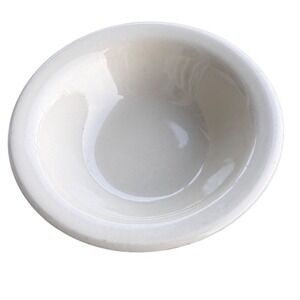 World Ultima China White Ceramic Fruit Bowl Small Side Dish Rolled Rim NB-11